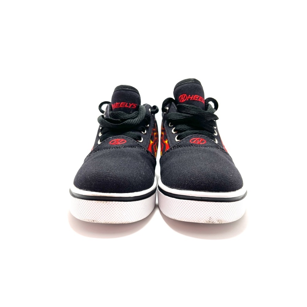 Heelys Pro 20 Skating Sneakers Kids Size 3 Youth with Cool Flame Detail - Picture 5 of 15